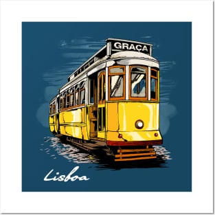 Lisbon - Graça Tram Posters and Art